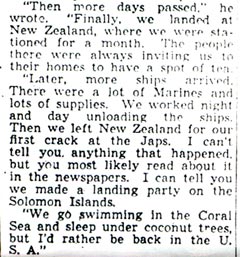 Marine Predicts Christmas Victory — Camden Courier-Post, September 24, 1942 (part 3)