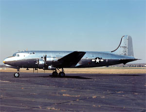 C-54 transport aircraft