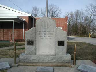 Memorial inscription, Somerdale