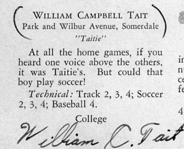 1937 Haddon Heights High School yearbook page
