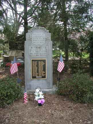Voorhees Kirkwood WW2 War Memorial