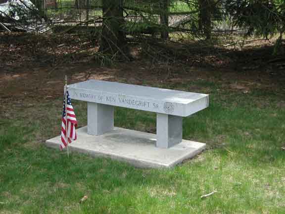 Voorhees Kirkwood WW2 War Memorial, dedicated to the memory of Ken Vandegrift Sr.