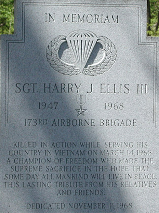 Waterford Township War Memorial, detail