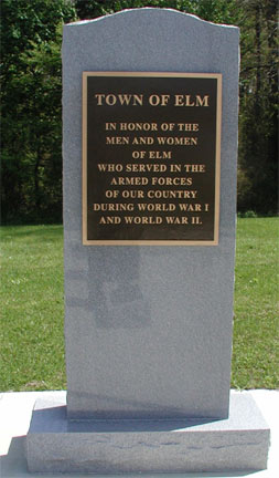 Elm community monument, Winslow Township War Memorial
