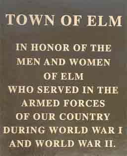 Winslow Township War Memorial, detail