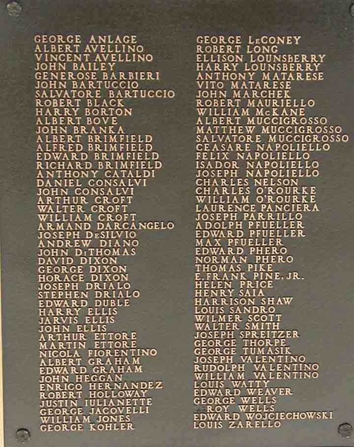 Winslow Township War Memorial, detail