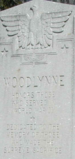 Woodlynne, NJ War Memorial plaque