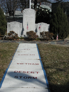 Woodlynne War Memorial, detail