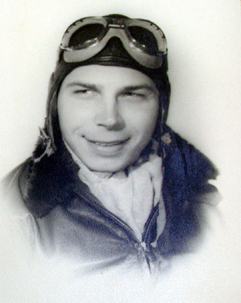 Addison E. Moore in flight gear