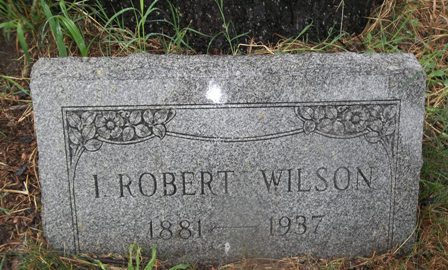 I. Robert Wilson marker, New Camden Cemetery