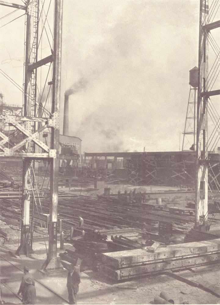 Storage facilities and power house, North Yard, New York Shipbuilding Corporation, 1921
