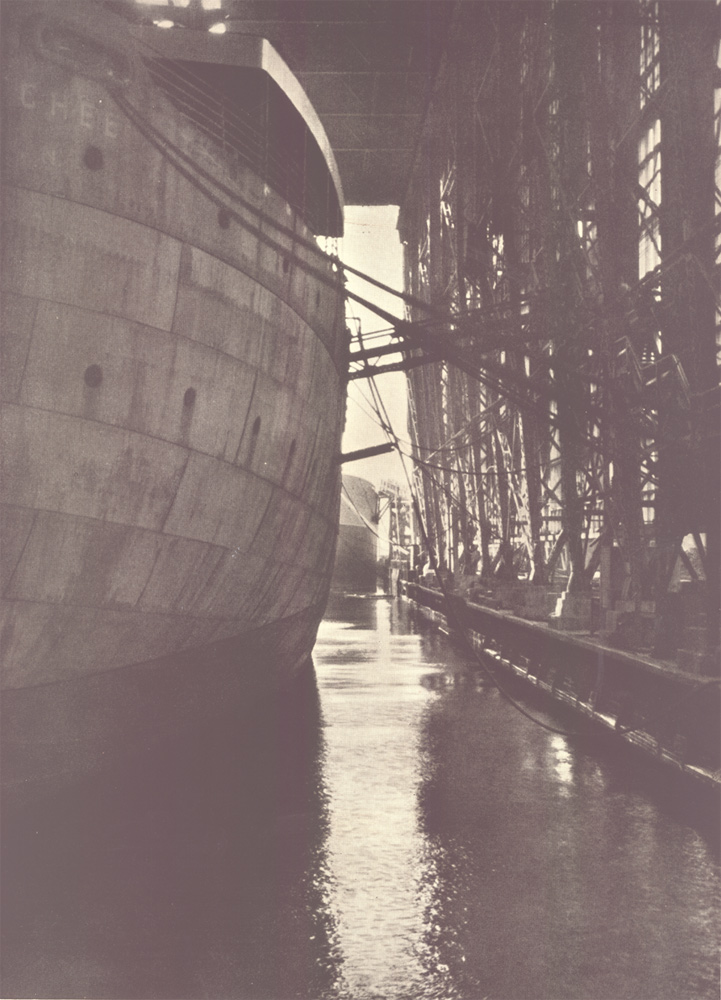 In the covered wet slip, New York Shipbuilding Corporation, 1921
