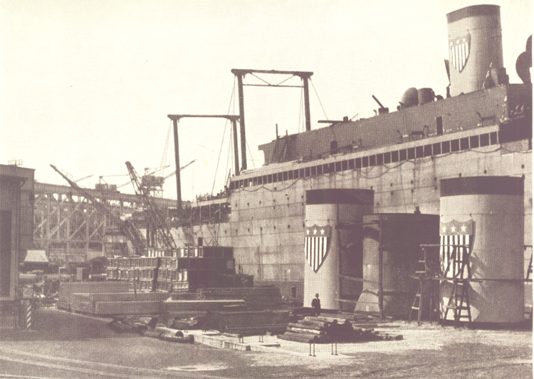 Fleet summary showing the 264 ships built and building at New York Shipbuilding Corporation, 1921