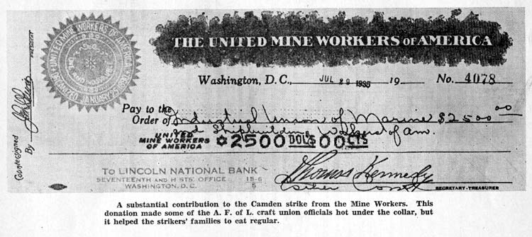 Book of Facts appendix page 27: Relations with American Federation of Labor