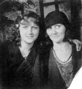 Hazel Flanagan (left) with Jessie C. Flanagan