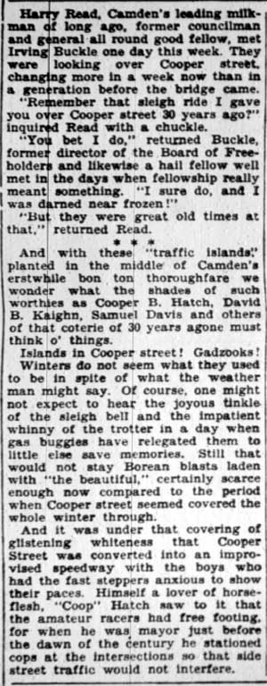 Camden Courier-Post February 24, 1928 — page 1