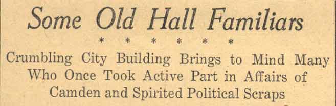 Camden Courier-Post, May 14, 1934 — Ben Corter column, page 1