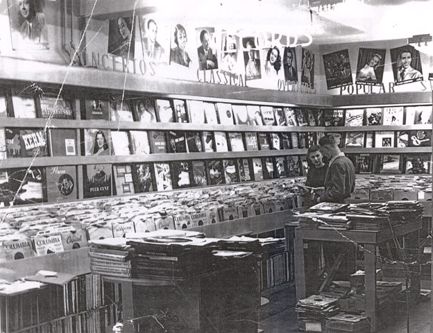 Albert Berul's record shop on Haddon Avenue