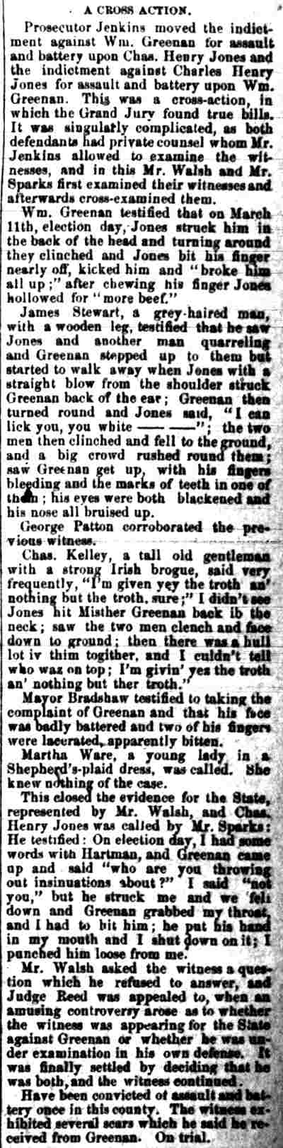 A Cross Action — Camden Post, June 12, 1884