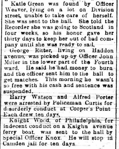 Camden Daily Courier, March 13, 1899 — Recorder's Court proceedings, continued