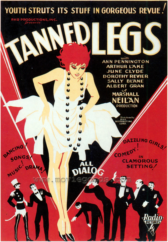 Tanned Legs movie poster, 1929