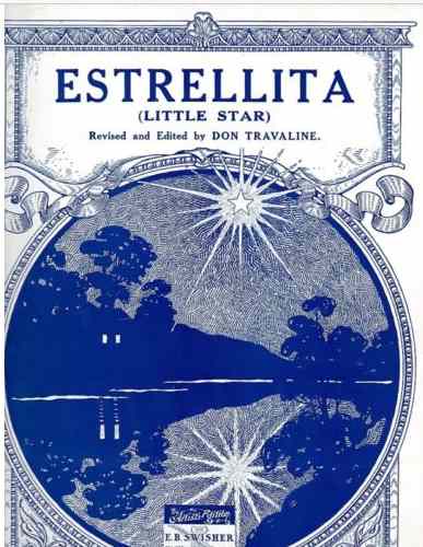 Estrellita sheet music cover
