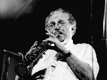 Frank Tiberi with clarinet