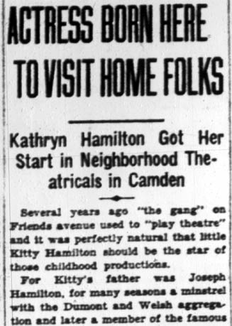 Camden Courier, February 17, 1928, clipping 1
