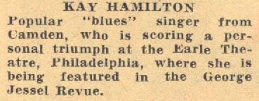 Kay Hamilton, Camden Courier-Post, May 13, 1934, clipping 2