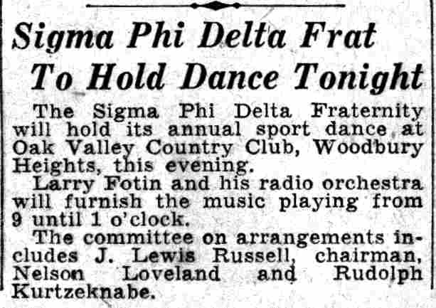 Newspaper article about Fotine orchestra concert