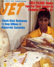 Lola Falana Jet Magazine Cover