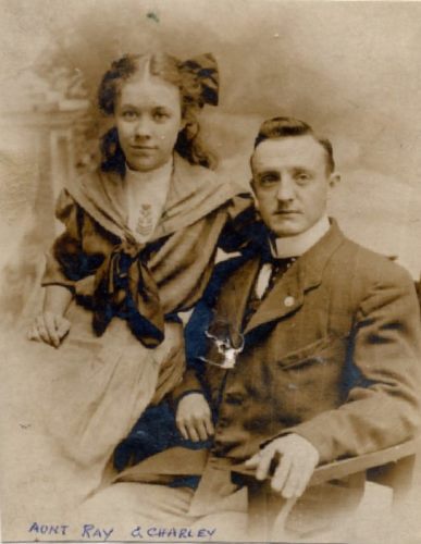 Ray Dooley with Charley, identity unknown