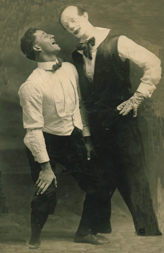 Tydeman and Dooley in costume