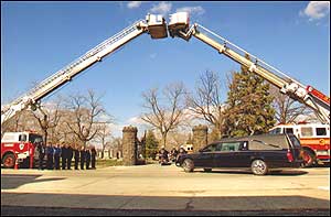 Funeral for George M. Jackson, March 2006
