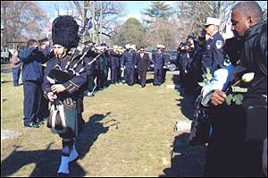 Funeral for George M. Jackson, March 2006