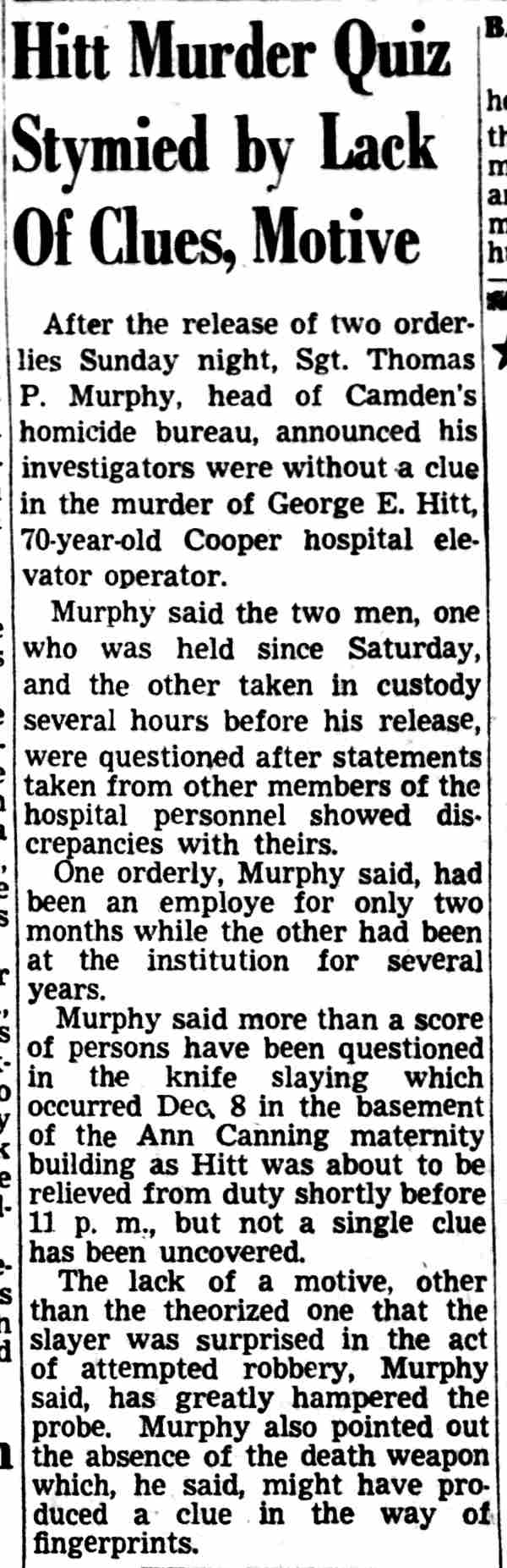 Thomas Murphy and George E. Hitt, December 19, 1949