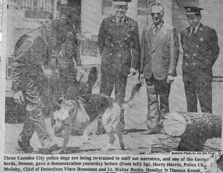 Harry Harris, Harold Melleby, Vince Buondonno, Walter Busko, Thomas Kenuk - Camden Courier-Post May 24, 1977