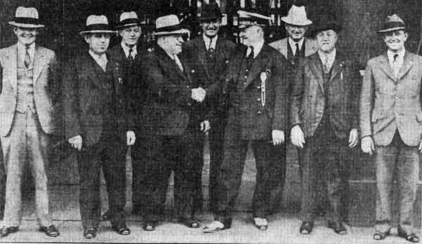Camden Courier-Post October 21 1931 — Local Police Heads Greeted at State Prison