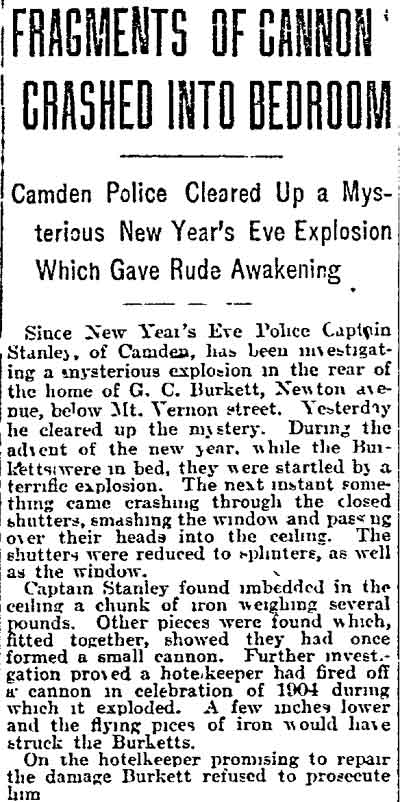 Philadelphia Inquirer, January 4, 1904