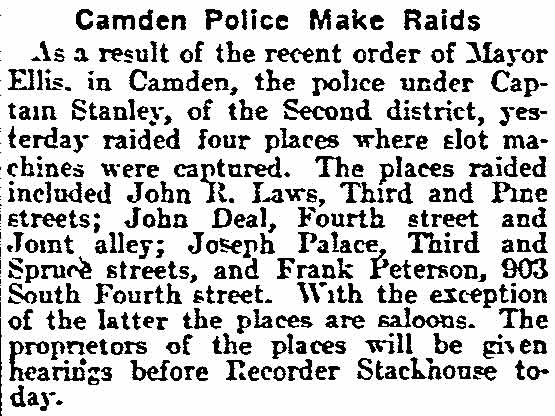 Philadelphia Inquirer, February 16, 1905