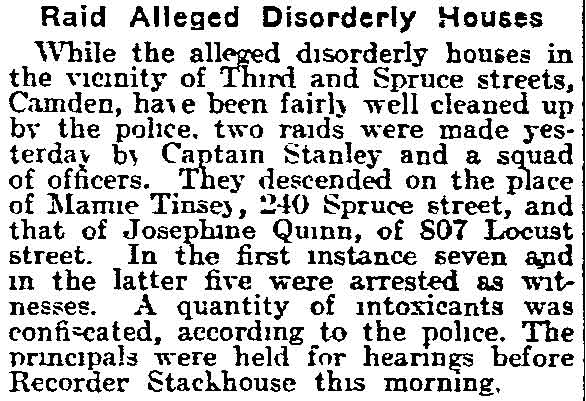 Philadelphia Inquirer, April 12, 1915