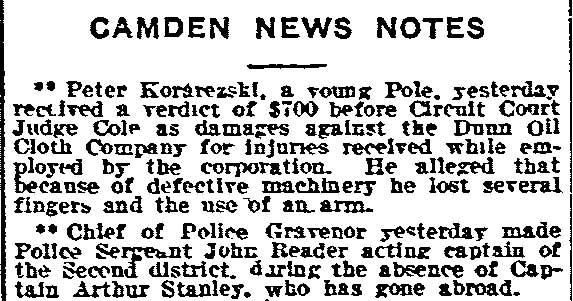Philadelphia Inquirer, May 19, 1911