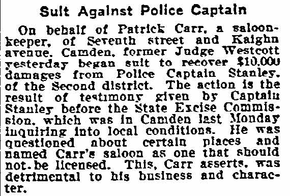 Philadelphia Inquirer, August 16, 1908