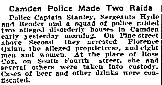 Philadelphia Inquirer, August 20, 1906
