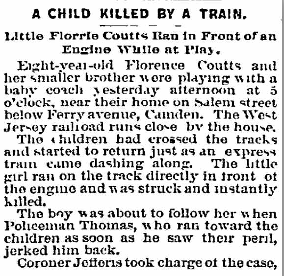 Philadelphia Inquirer, December 26, 1891