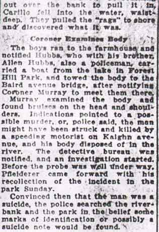Man Ties Rocks to His Arm and Jumps in River article, part 4