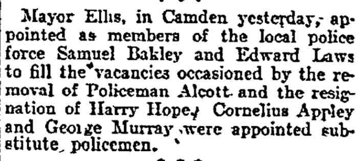 Philadelphia Inquirer, March 1, 1905
