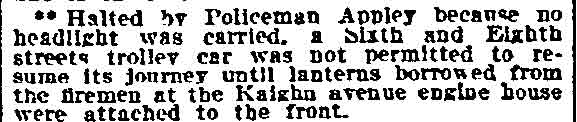 Philadelphia Inquirer, April 10, 1909