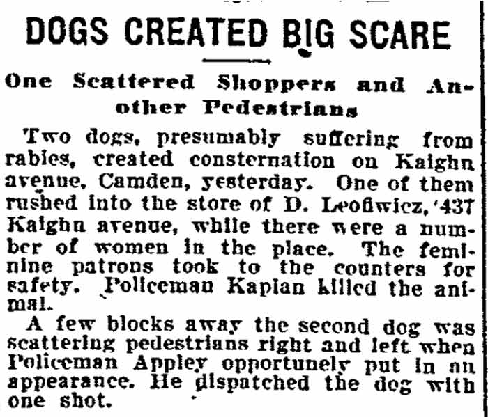 Philadelphia Inquirer, April 22, 1909