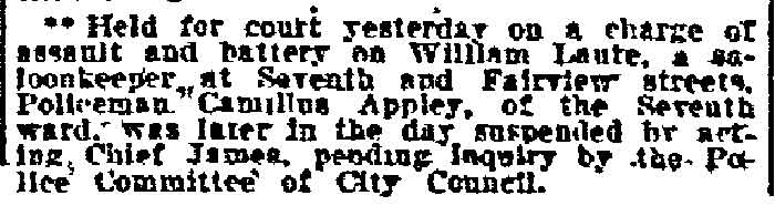 Philadelphia Inquirer, June 19, 1909